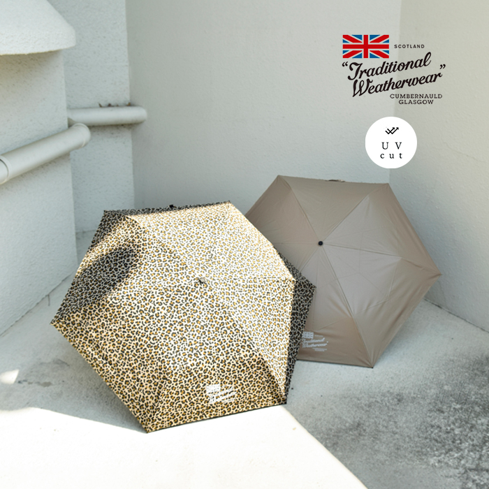 トラディショナルウェザーウェア 晴雨兼用 傘 レオパード 軽量】UMBRELLA BAMBOO LITE アンブレラ バンブー ライト