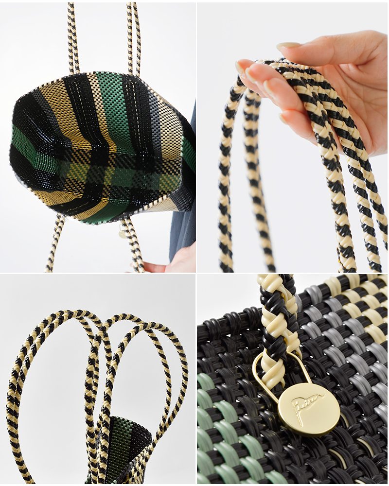 Letra(レトラ)メルカドバッグMサイズ“GINGAM/ARENA/RAYA”arena-g-r-m