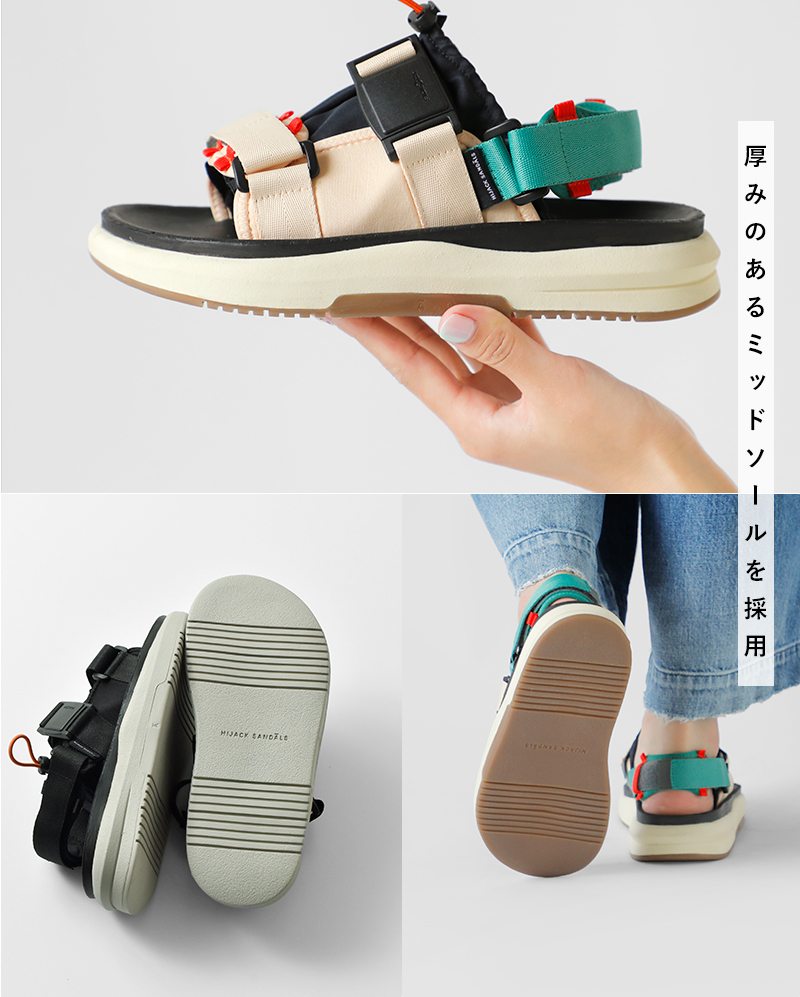 HIJACK SANDALS(ハイジャックサンダル)パラコードストッパーナイロンアッパースポーツサンダル“ARGO”argo