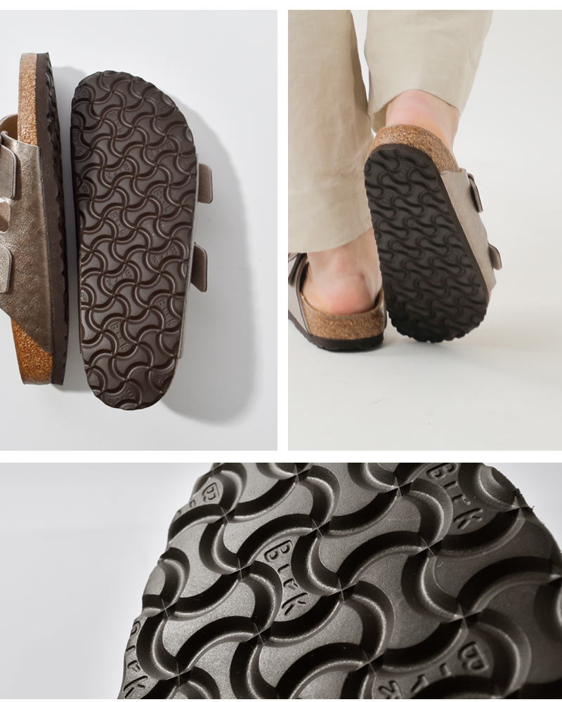 BIRKENSTOCK(ビルケンシュトック)アリゾナ ビルコフロー グレイスフル メタリック ナロー サンダル “Arizona” arizona-bf-same3