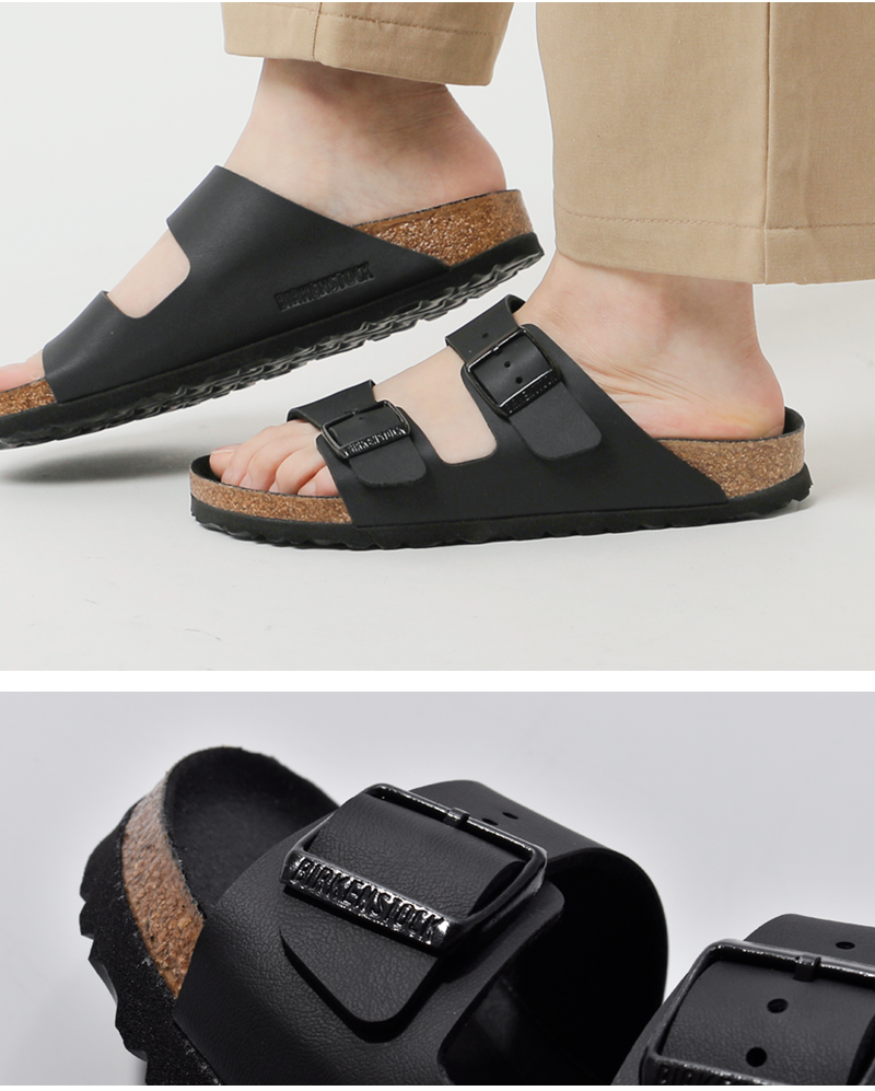 BIRKENSTOCK Arizona アリゾナ BF ブルームズホワイト/ブラック Arizona / アリゾナ ビルコフロー サフィアノブラック | BIRKENSTOCK