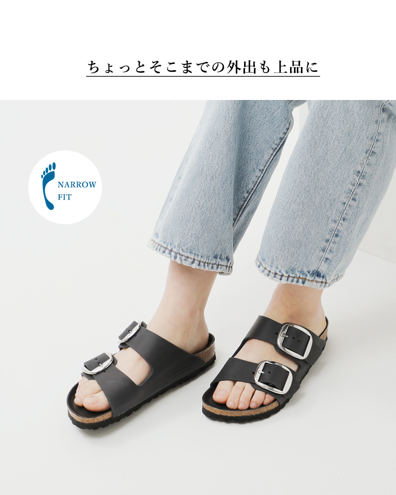 BIRKENSTOCK(ビルケンシュトック)オイルドレザーダブルベルトビッグバックルフラットサンダル“ARIZONABIGBUCKLE”arizona-big-buckle