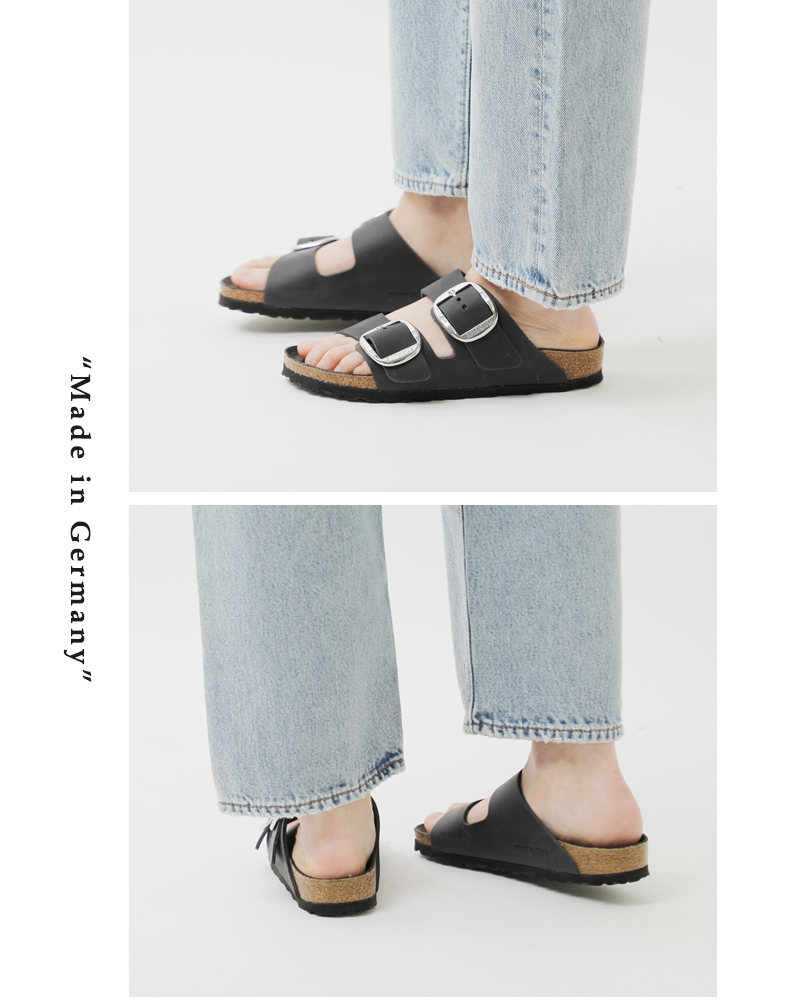 BIRKENSTOCK(ビルケンシュトック)オイルドレザーダブルベルトビッグバックルフラットサンダル“ARIZONABIGBUCKLE”arizona-big-buckle