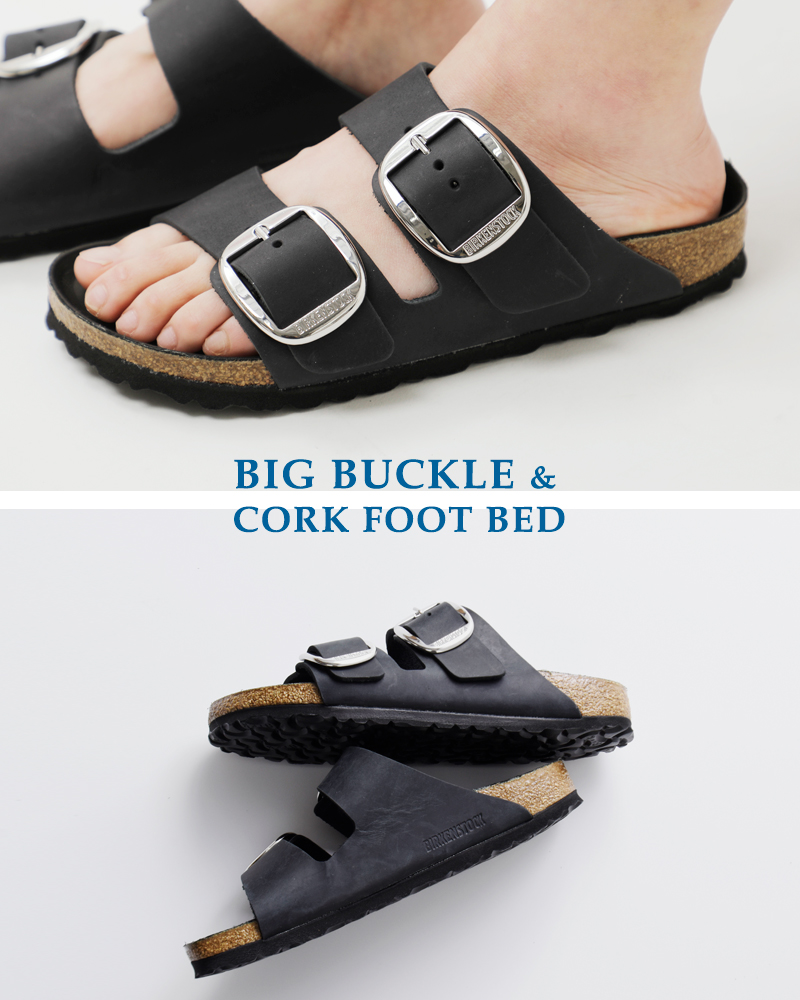 送料関税込み BIRKENSTOCK Arizona Big Buckle レザーサンダル Arizona Big Buckle Waxy Leather HEX【ナロー幅】 レディース
