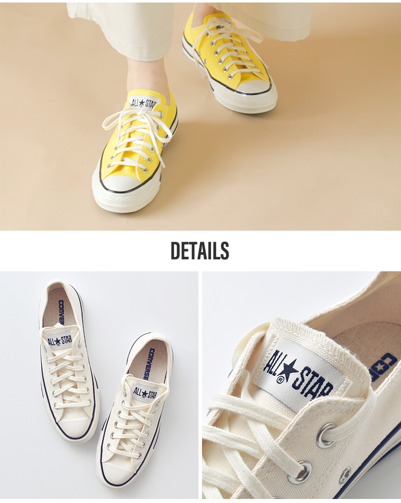CONVERSE(コンバース)キャンバスオールスターエイジドCLOXスニーカーas-aged-cl-ox