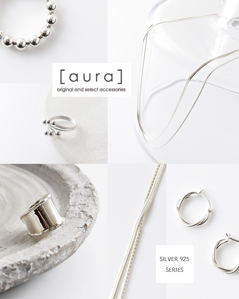 aura(オーラ)シルバー925ツイストパックンリング“twistpakkunring”a-r075