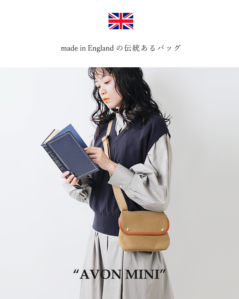 Brady(ブレディ)ツイルショルダーミニバッグ“AVONMINI”avon-mini-bag