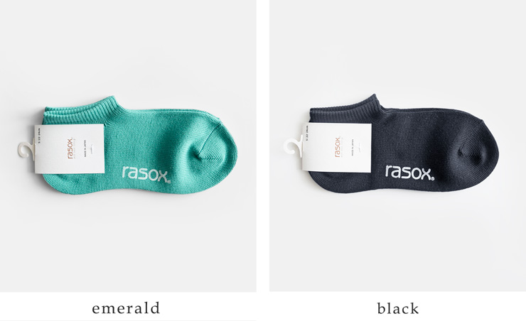 rasox(ラソックス)吸汗速乾ベーシックスニーカーソックスba190sn01