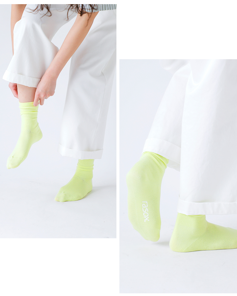 rasox(ラソックス)吸汗速乾ベーシックアンクルソックスba250an01