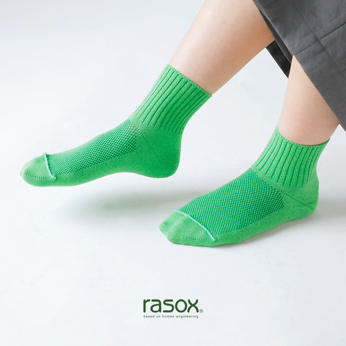 rasox(ラソックス)吸汗速乾ベーシックアンクルソックスba250an01