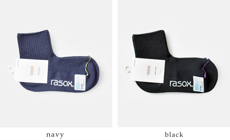 rasox(ラソックス)吸汗速乾ベーシックアンクルソックスba250an01