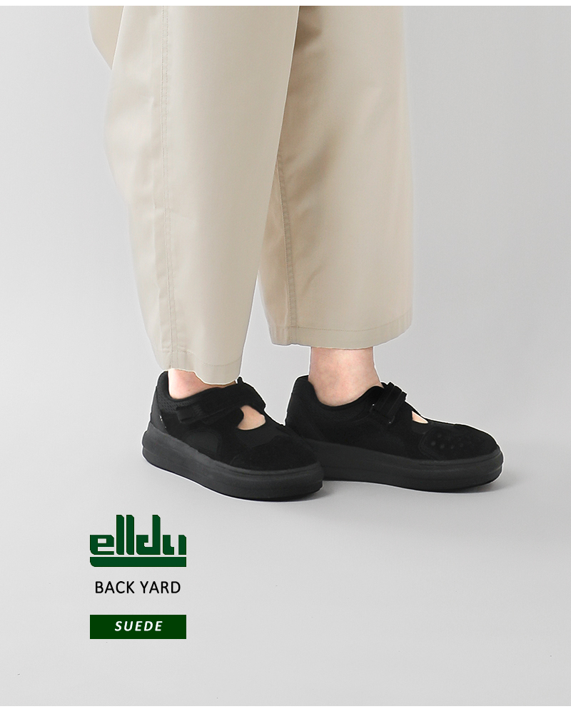 elldu(エルドゥ)バックヤードスエードアッパースニーカー“Back-yard”back-yard