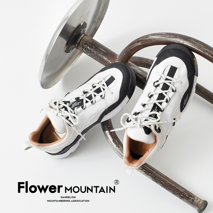 Flower MOUNTAIN(フラワーマウンテン)バックカントリーピッグレザーコーデュラナイロントレッキングスニーカー“BACKCOUNTRY”backcountry