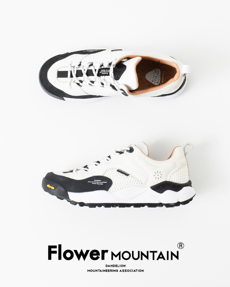 Flower MOUNTAIN(フラワーマウンテン)バックカントリーピッグレザーコーデュラナイロントレッキングスニーカー“BACKCOUNTRY”backcountry