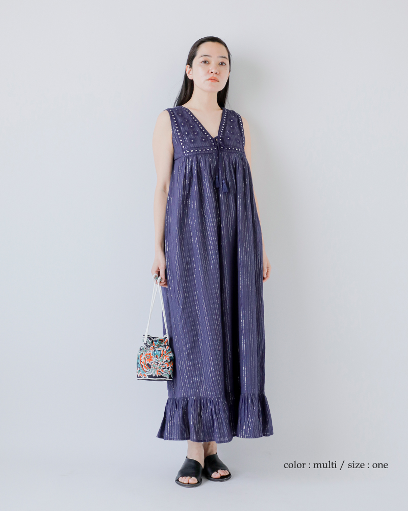 MARCHER(マルシェ)巾着ビーズショルダーバッグ