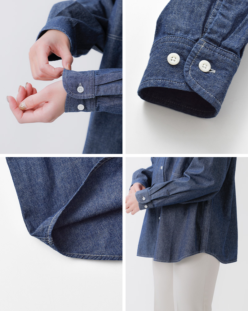 BIG MAC(ビッグマック)コットンシャンブレーシャツbm25ss001-2