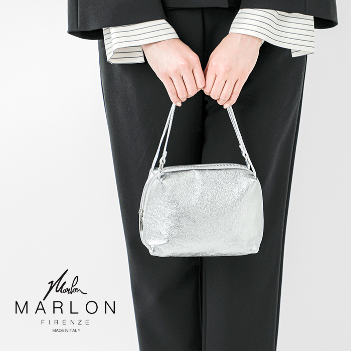 MARLONFIRENZE(マーロンフィレンツェ)aranciato別注カウレザーハンドバッグ“BORSANIWA”borsa-niwa
