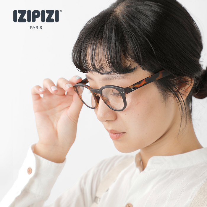 IZIPIZI(イジピジ)度付きスクエアシェイプリーディンググラスc-reading-same1