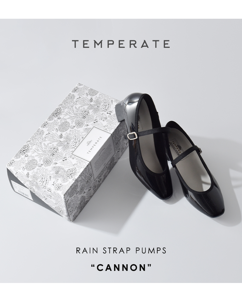 TEMPERATE(テンパレイト)レインストラップパンプス“CANNON”cannon