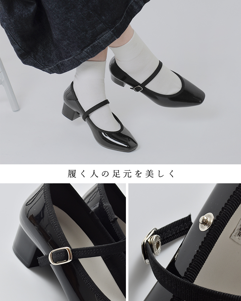 TEMPERATE(テンパレイト)レインストラップパンプス“CANNON”cannon