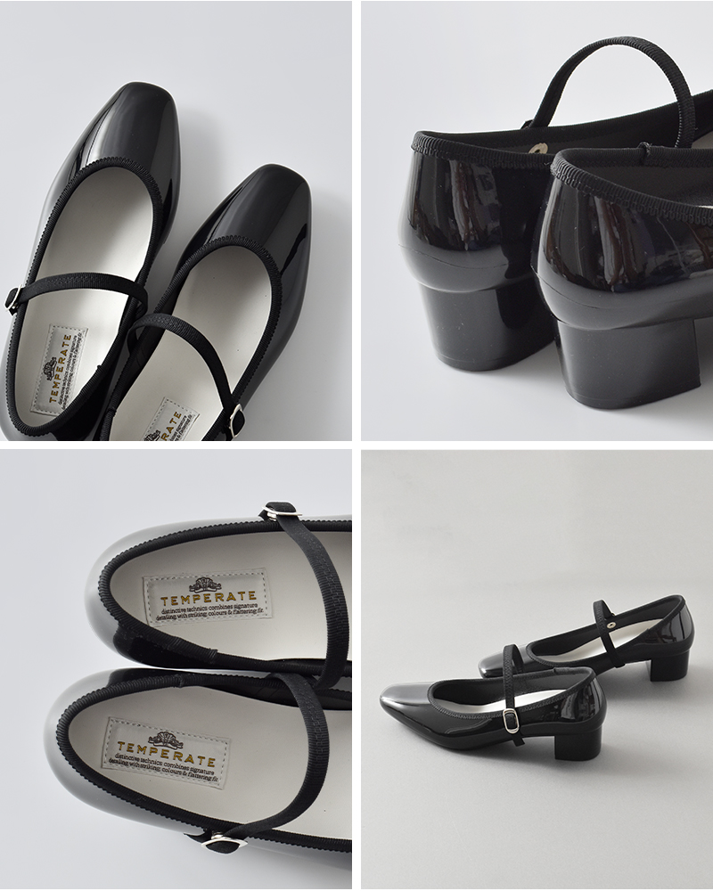 TEMPERATE(テンパレイト)レインストラップパンプス“CANNON”cannon