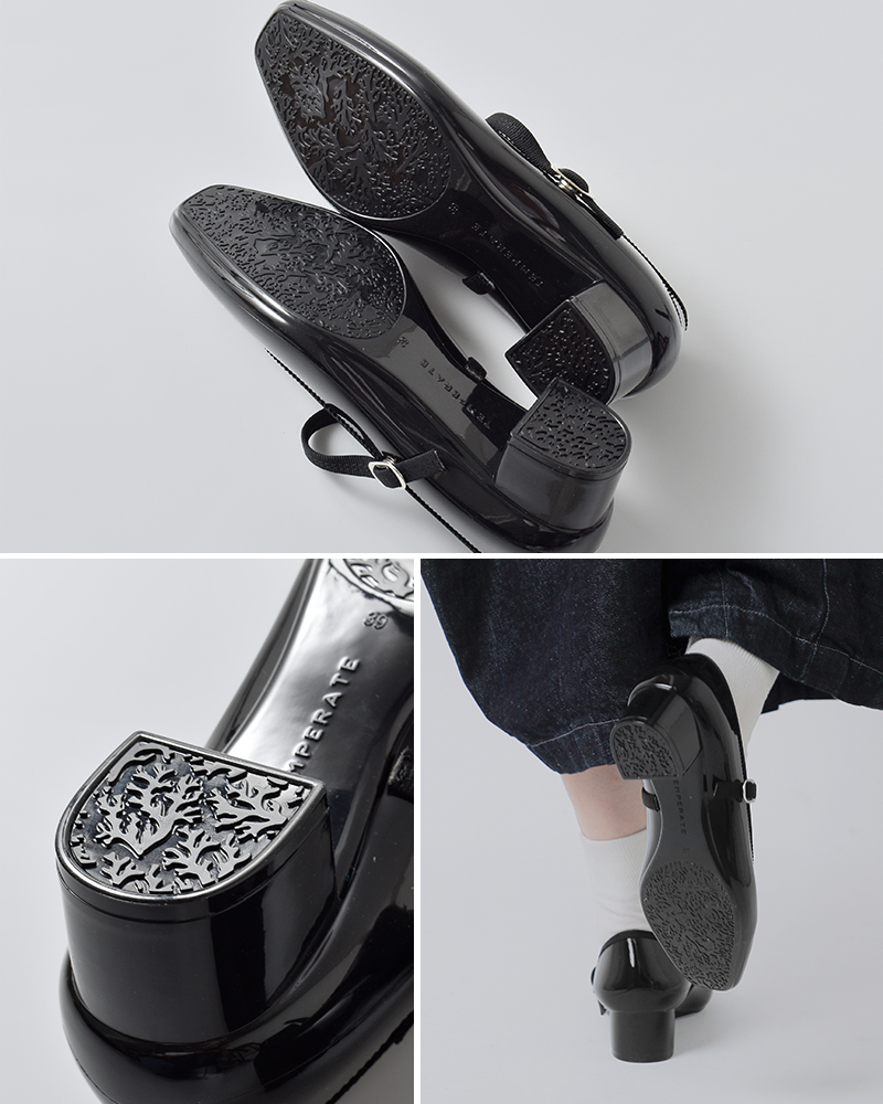 TEMPERATE(テンパレイト)レインストラップパンプス“CANNON”cannon