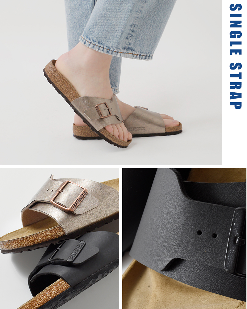 BIRKENSTOCK(ビルケンシュトック)ビルコフローシングルベルトフラットサンダル“CATALINA”catalina