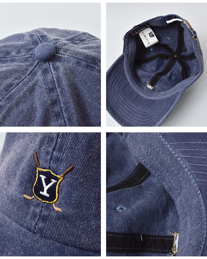 Yale University(イェール ユニバーシティー)YALEGOLFコットンピグメントキャップ
