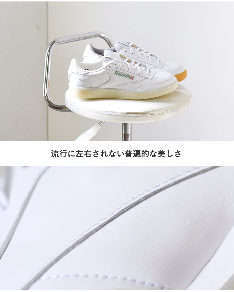 Reebok(リーボック)クラブシー85ヴィンテージスニーカー“CLUBC85VINTAGE”club-c-85-vt