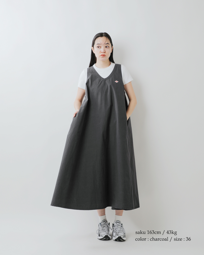 国内発送【DKNY】ノースリーブ テックコットンミディドレス 楽天市場】韓国製[交換無料 平日15時まで即日配送][ サイド