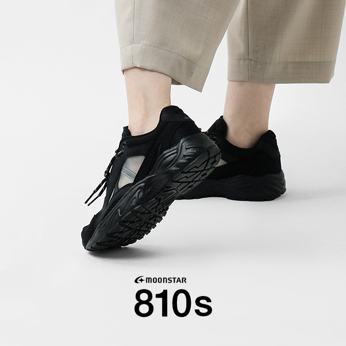 moonstar 810s(ムーンスター エイトテンス)シンセティックレザーエアホールグランドシューズ“STUDENAERO”et034