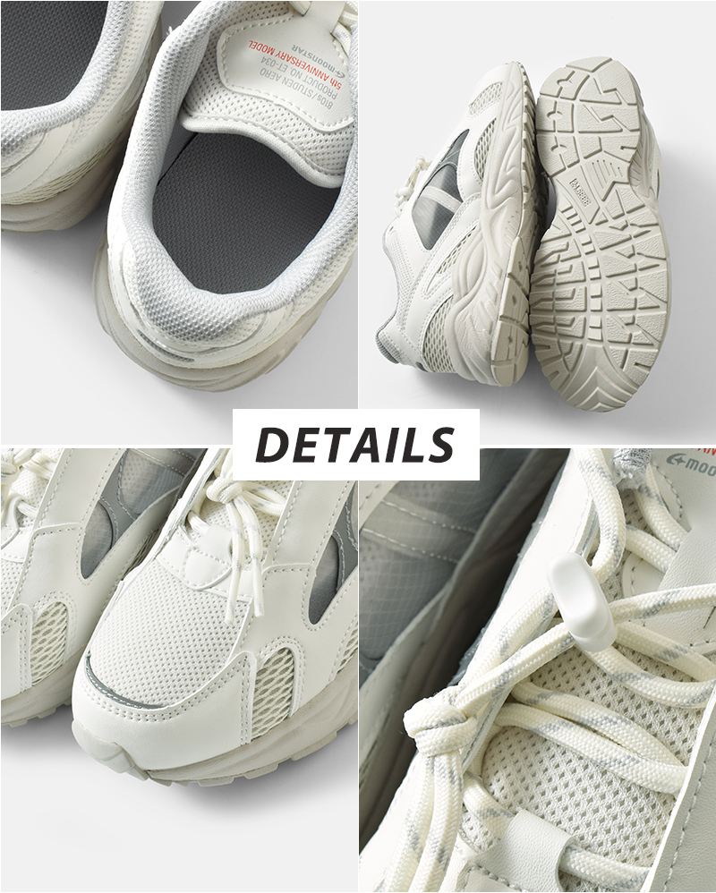 moonstar 810s(ムーンスター エイトテンス)シンセティックレザーエアホールグランドシューズ“STUDENAERO”et034