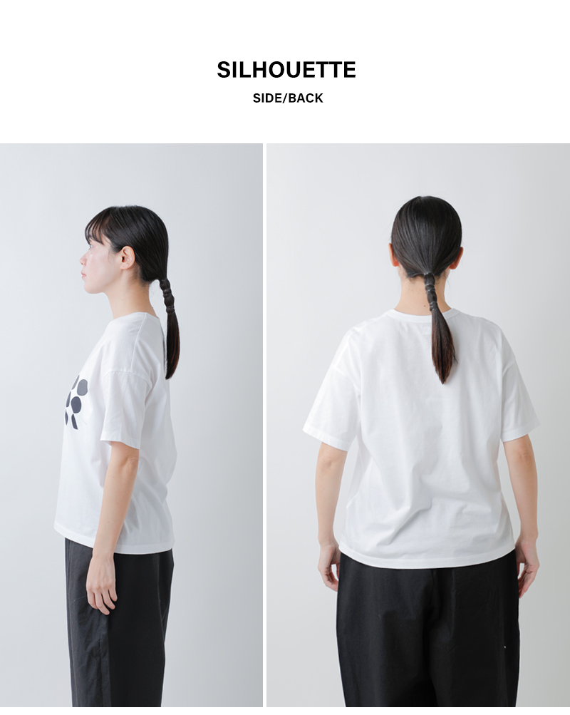 (g)(グラム)コットン天竺プリントTシャツ“COMMENT/CIRCLE”g-317cm-cl