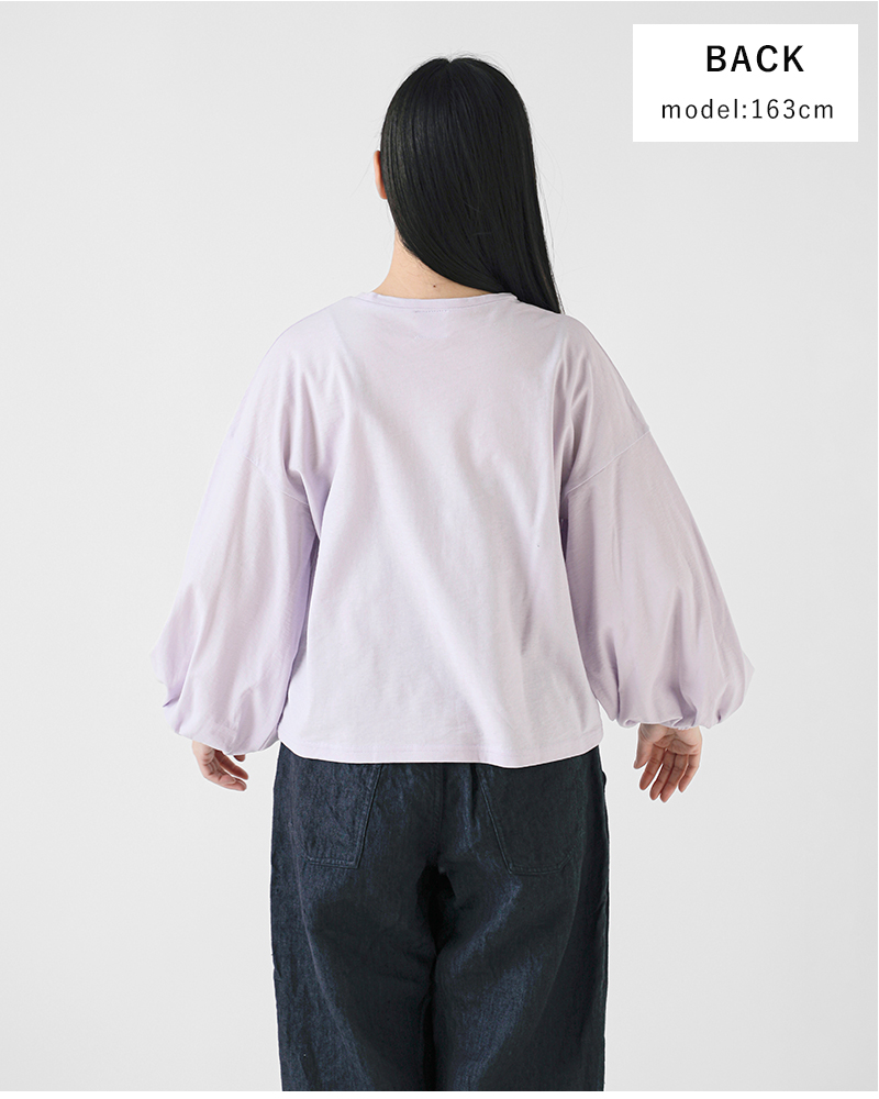 Gauze#(ガーゼ)コットンパフスリーブイージープルオーバー“PUFFSLEEVEEAZYPULLOVER”g1038