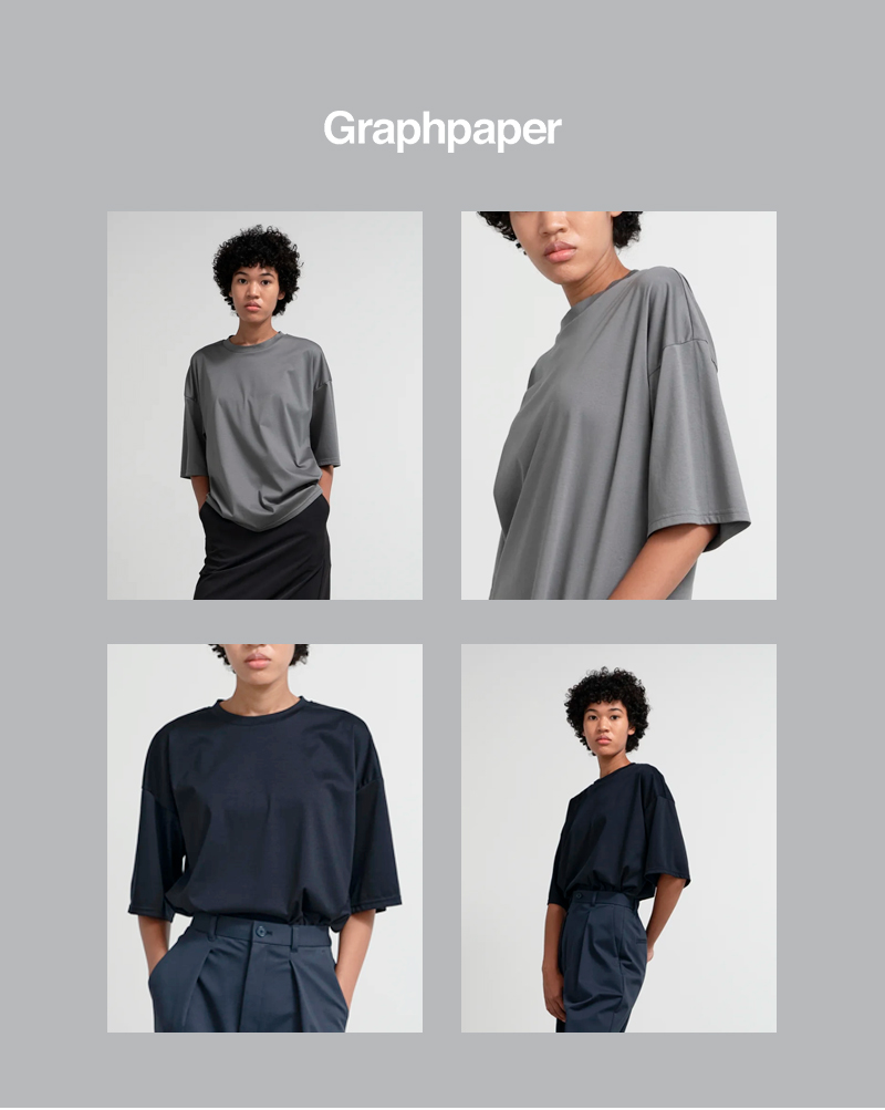 graphpaper(Oty[p[)Rbgt@CX[XN[lbNTVcgFineSmoothCrewNeckTeehgl251-70201b