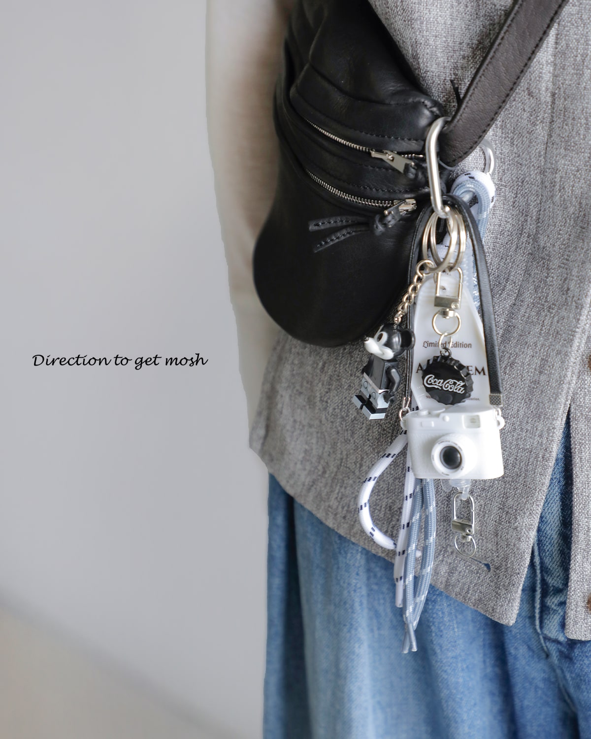 Direction to get mosh(ディレクショントゥゲットモッシュ)バッグ チャーム “bag charm”gm251g40-1-2-6-9