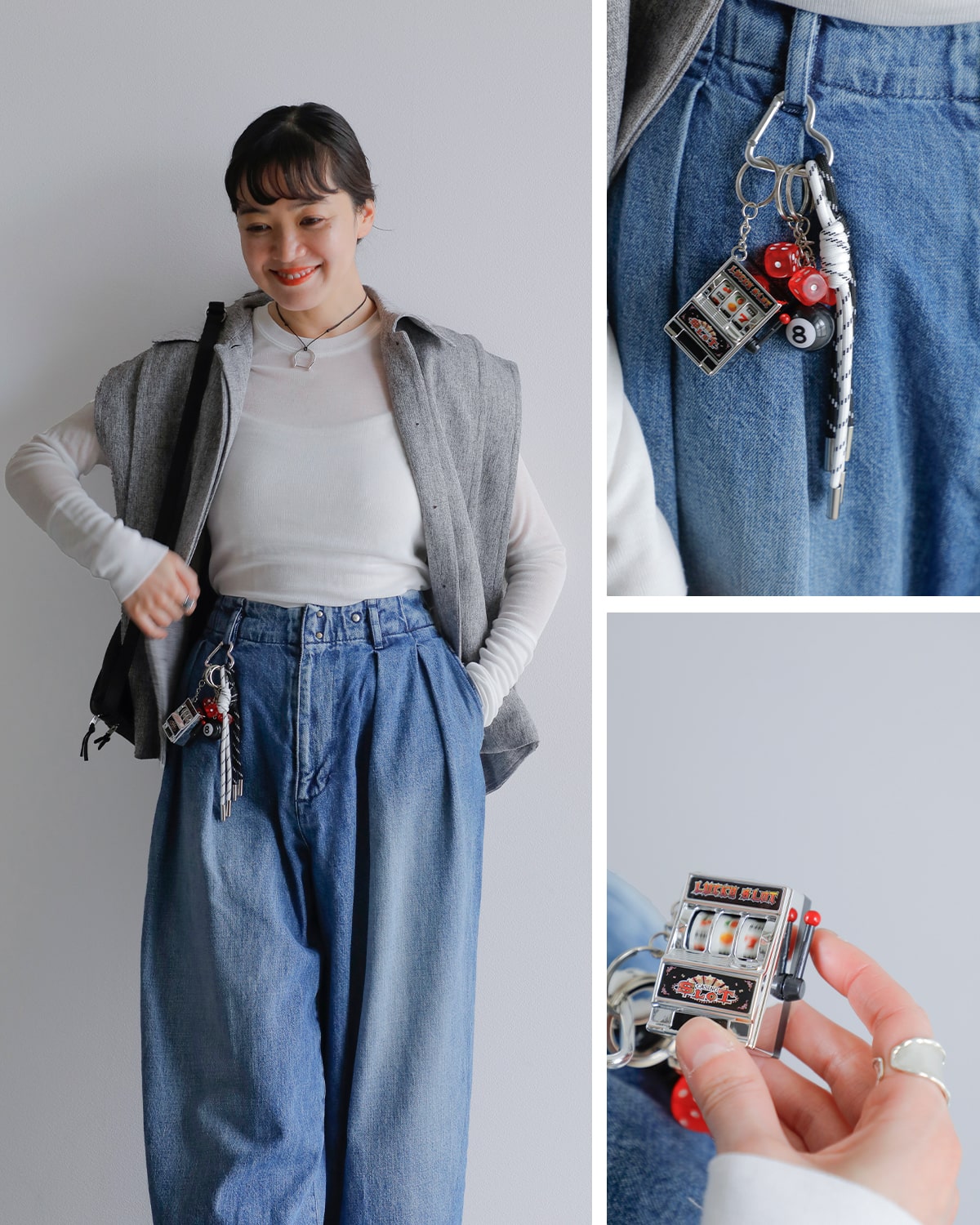 Direction to get mosh(ディレクショントゥゲットモッシュ)バッグチャーム “bag charm” gm251g40-1-2-6-9