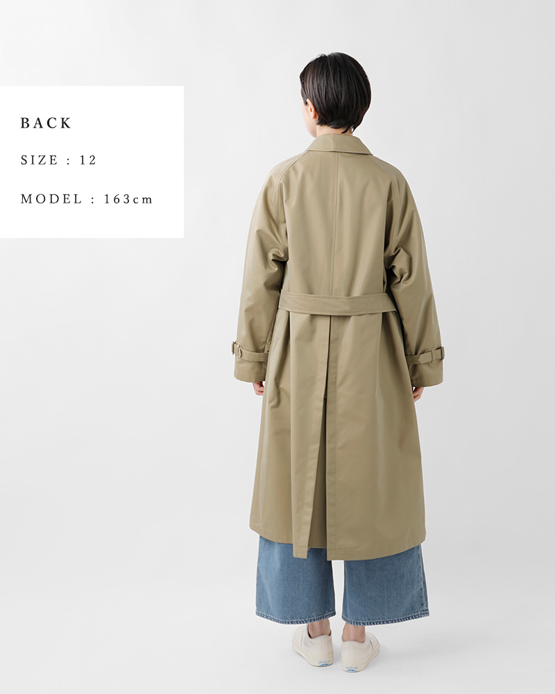 Gymphlex(ジムフレックス)コットンギャバジンバルマカーンコートgy-a0163syr