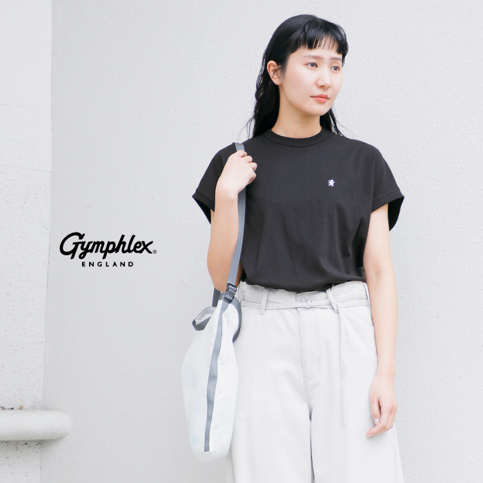 Gymphlex(ジムフレックス)コットン クルーネック スリーブレス プルオーバー gy-c0361flk-25ss