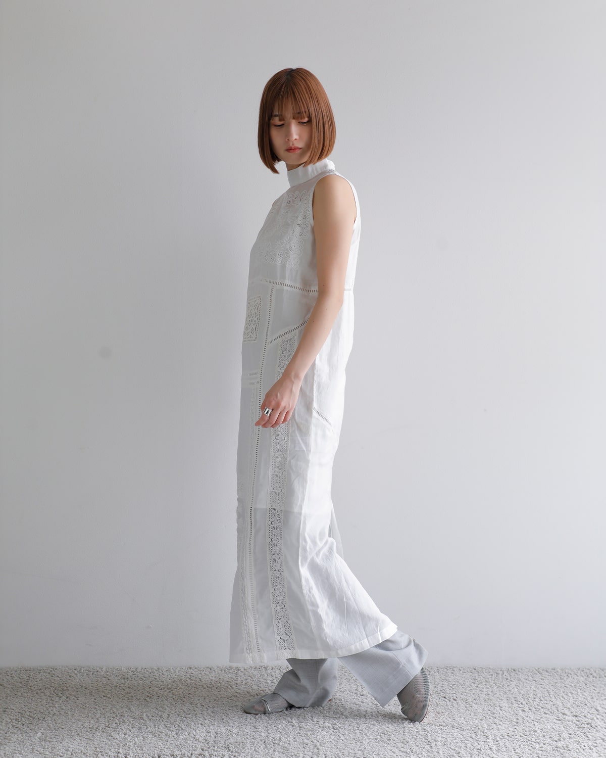 Hella(ヘラ)コットンパッチワークドレス “PATCHWORK DRESS” h251-02