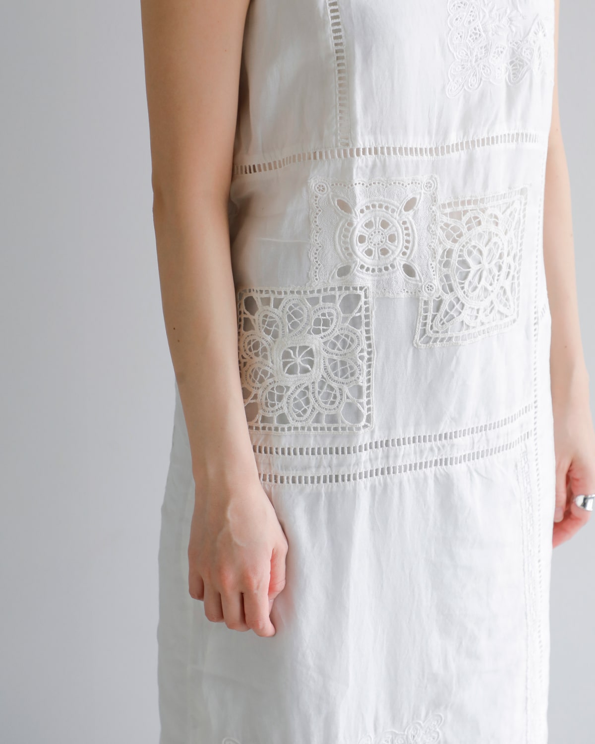 Hella(ヘラ)コットンパッチワークドレス “PATCHWORK DRESS” h251-02