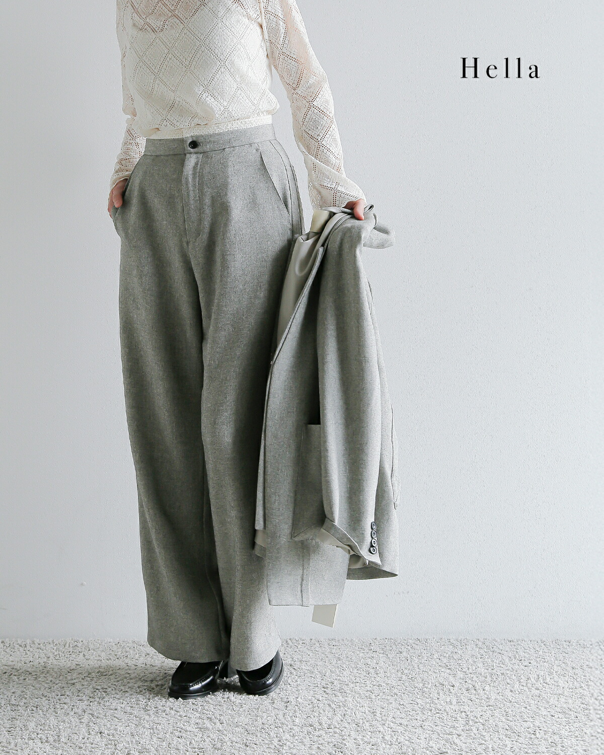 Hella ヘラ ダブル ウエスト パンツ “DOUBLE WAIST PANTS” h251
