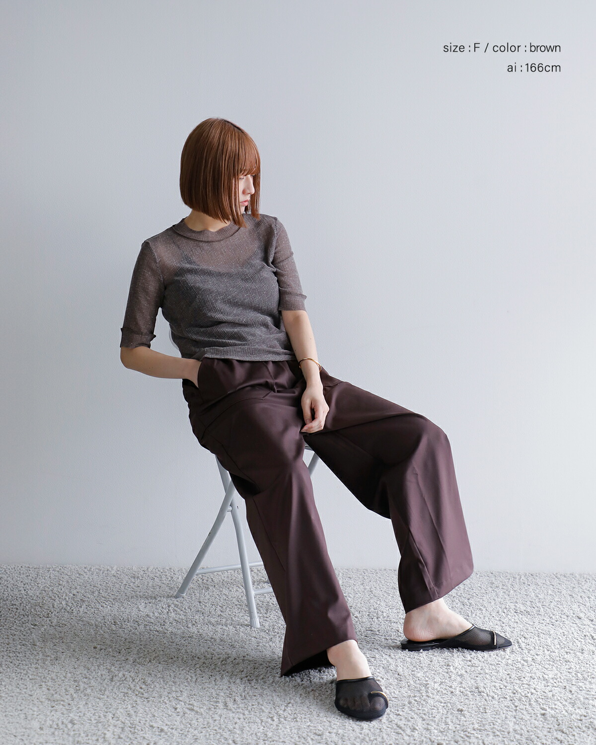 Hella(ヘラ)シアーネップTシャツ “SHEER NEP T-SHIRT” h251-30