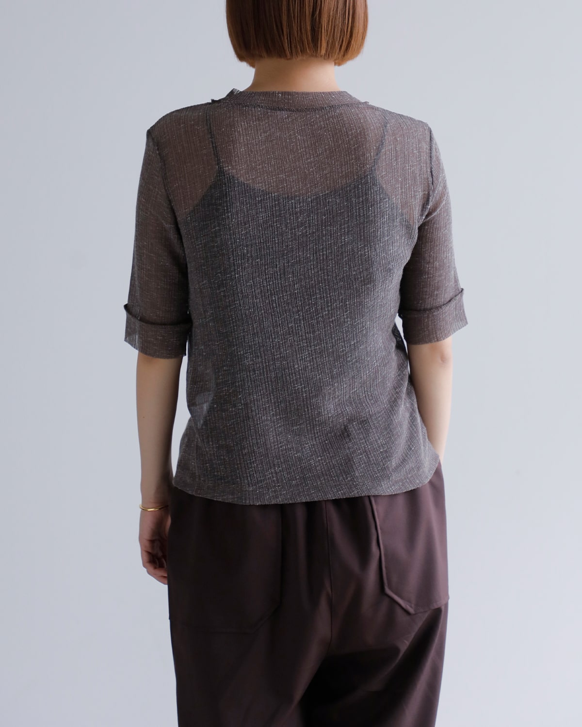 Hella(ヘラ)シアーネップTシャツ “SHEER NEP T-SHIRT” h251-30