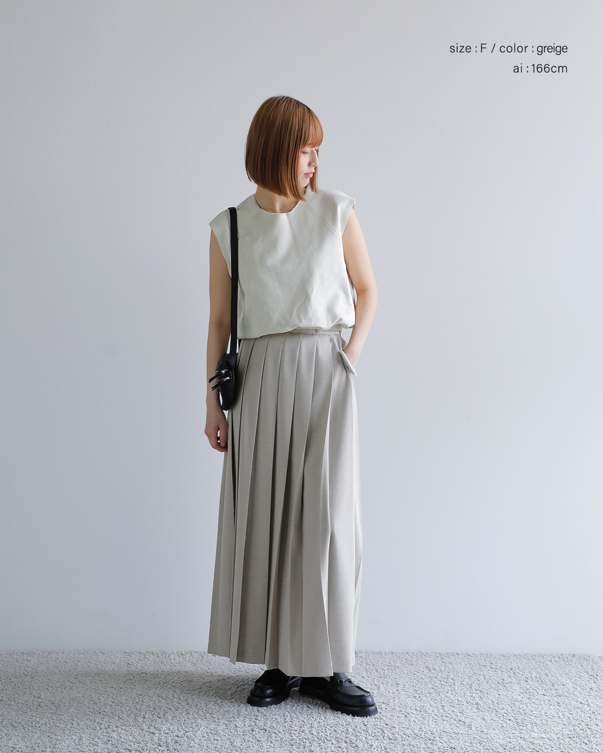 Hella ヘラ ロング プリーツ スカート “LONG PLEATS SKIRT” h251