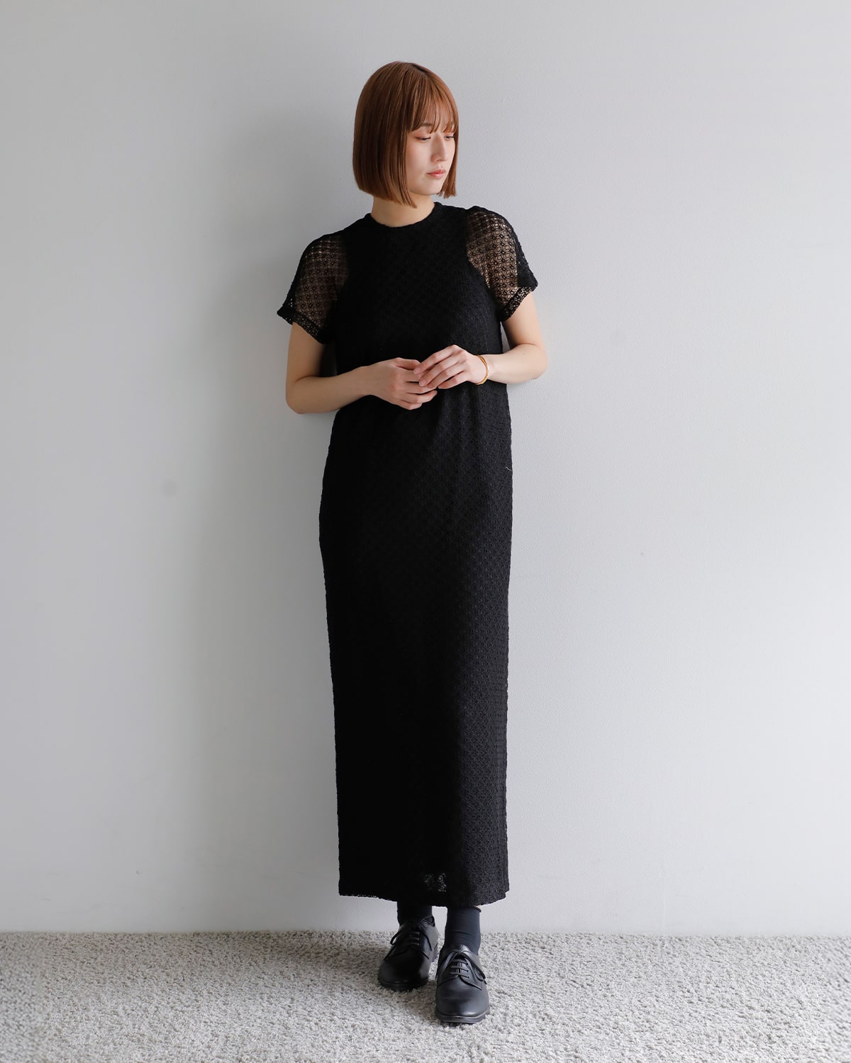 【 開梱 設置?無料 】 ラッセルレース ヘラ Hella ロング DRESS LACE “RACHEL ドレス ワンピース