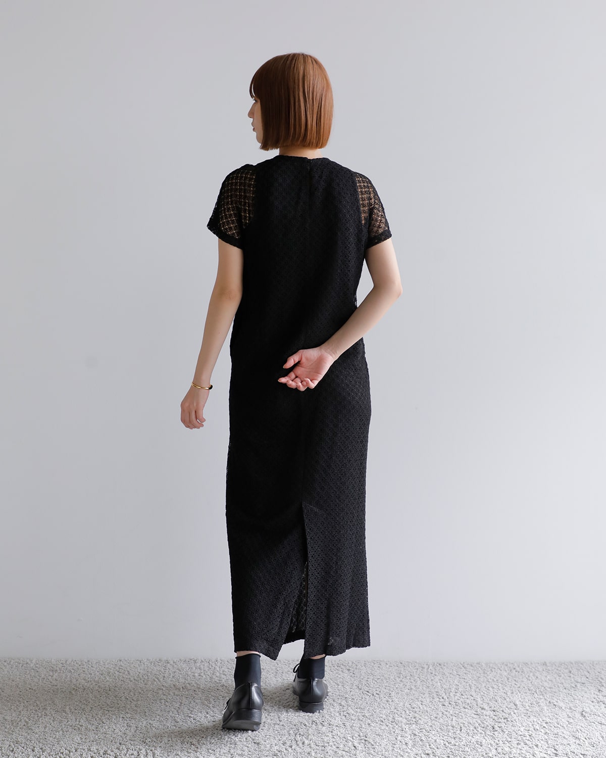 Hella ヘラ ラッセルレース ロング ドレス “RACHEL LACE DRESS