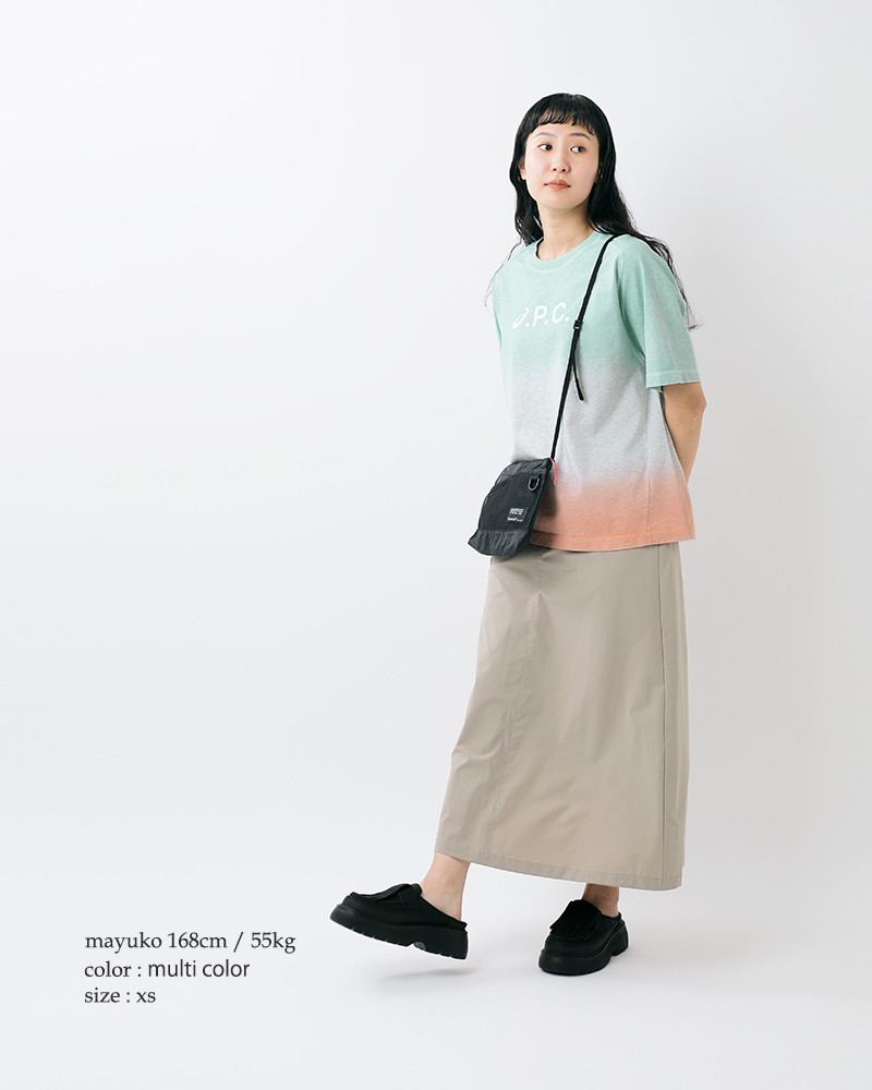 A.P.C.(アー・ペー・セー)ウィンドディップダイ半袖Tシャツ“T-SHIRTWINDDIPDYE”h26481
