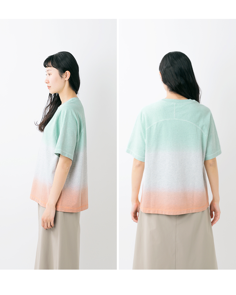 A.P.C.(アー・ペー・セー)ウィンドディップダイ半袖Tシャツ“T-SHIRTWINDDIPDYE”h26481