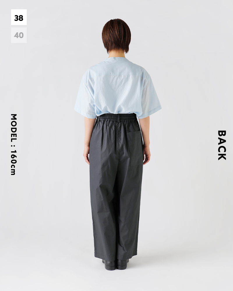 nicholson&nicholson(ニコルソンアンドニコルソン)コットンポプリンハカマパンツ“HAKAMA-POPLIN”hakama-poplin